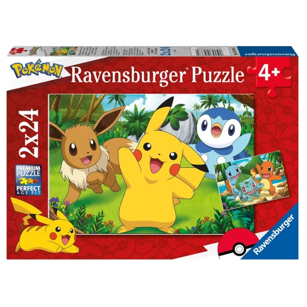 RAVENSBURGER ΠΑΖΛ 2X24 τεμ. POKEMON