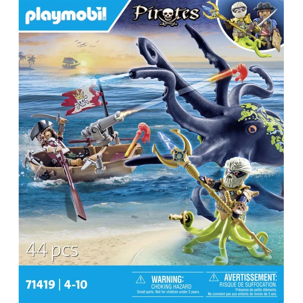 PLAYMOBIL PIRATES BATTLE WITH THE GIANT OCTOPUS