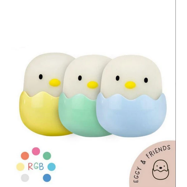 MEGA LIGHT KIDS DECORATIVE WHITE LAMP - BABY EGGY