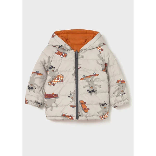 MAYORAL JACKET SOFT REVERSIBLE PUMPKIN 