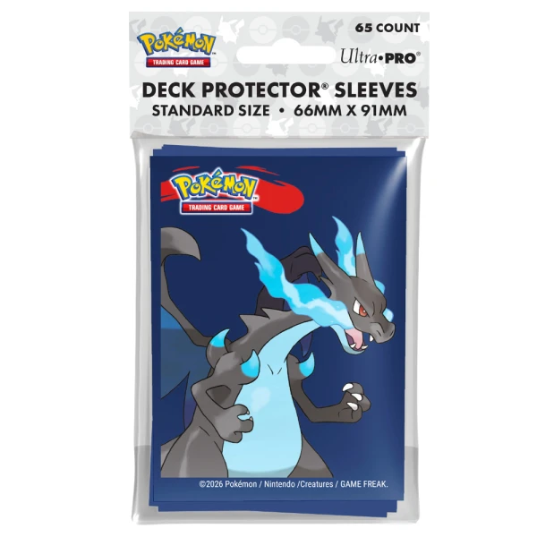 POKEMON MEGA CHARIZARD Y DECK PROTECTOR 65CT