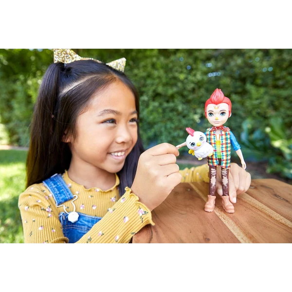 ENCHANTIMALS DOLL & PET FRIEND ROOSTER & CLUCK