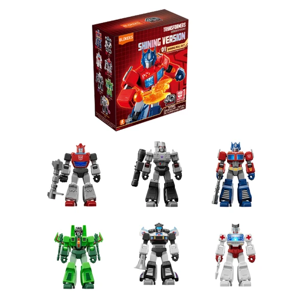 BLOKEES BUILDABLE FIGURE TRANSFORMERS SHINING ROLL OUT MYSTERY BOX