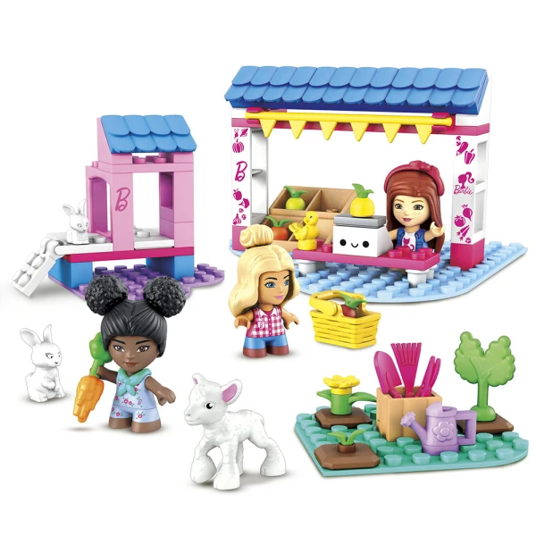 MEGA BLOKS BARBIE SHOP AT FARM 90 pcs