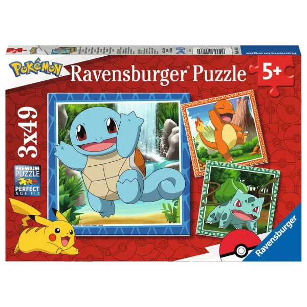 RAVENSBURGER ΠΑΖΛ 3X49 τεμ. POKEMON