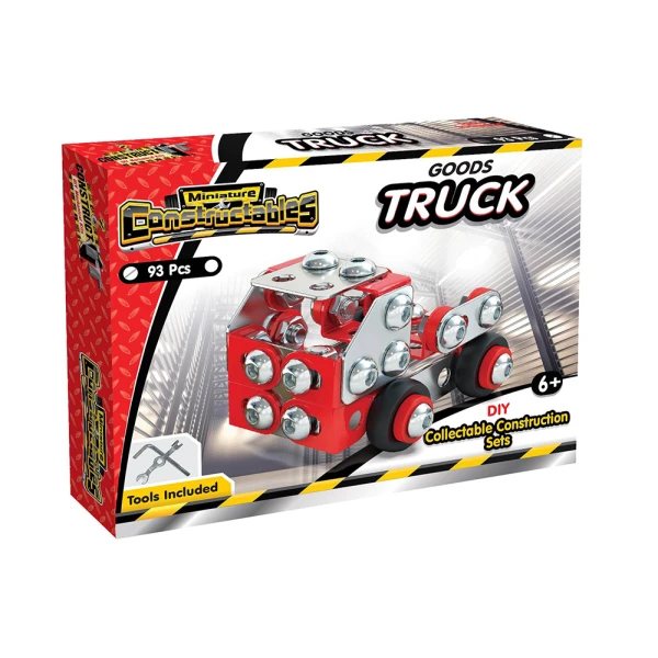 CONSTRUCT IT ΚΑΤΑΣΚΕΥΗ MINI GOOD TRUCK ΚΟΚΚΙΝΟ 93 τεμ.