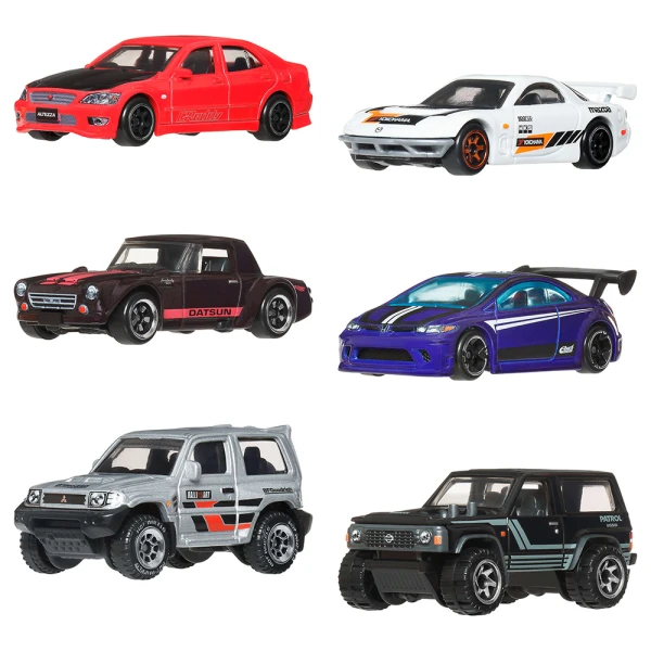 HOT WHEELS ΑΥΤΟΚΙΝΗΤΑΚΙΑ STREETS OF JAPAN ΣΕΤ ΤΩΝ 6