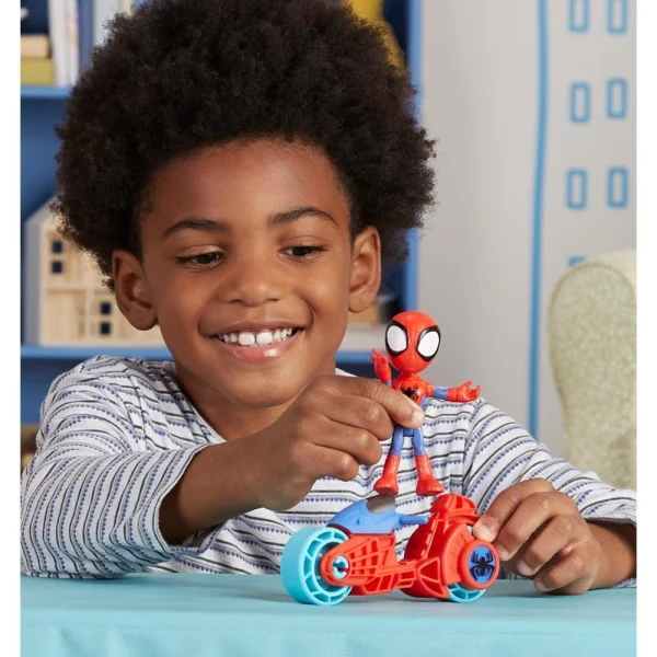 SPIDEY AND HIS AMAZING FRIENDS SPIDEY ΜΕ ΜΟΤΟΣΥΚΛΕΤΑ