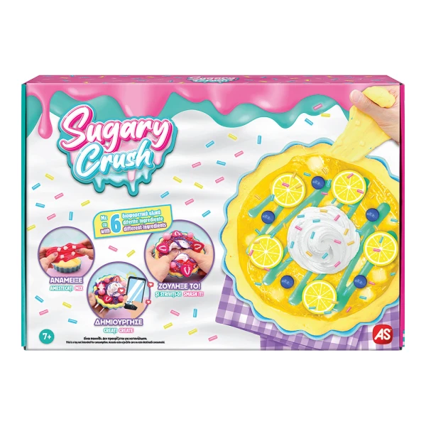 AS SLIME SUGARY CRUSH FOR AGES 7+ - 6 DESIGNS