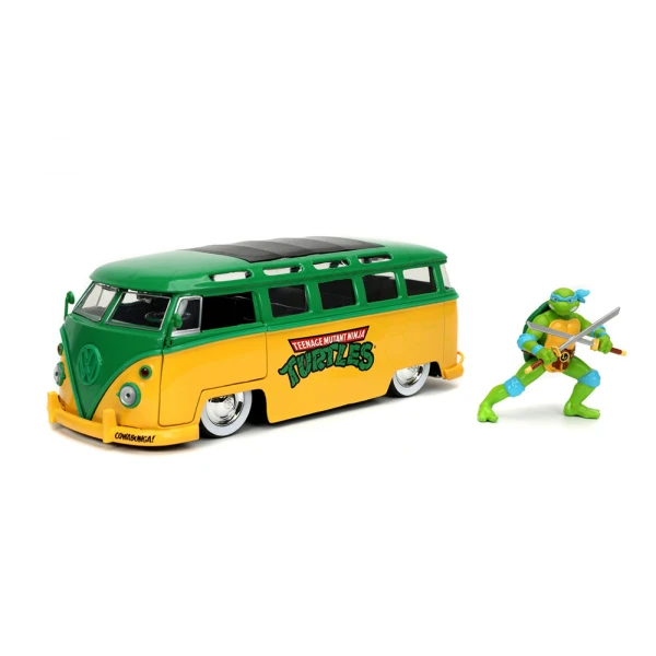 ΑΥΤΟΚΙΝΗΤΟ 1:24 TURTLES LEONARDO 1962 VW BUS
