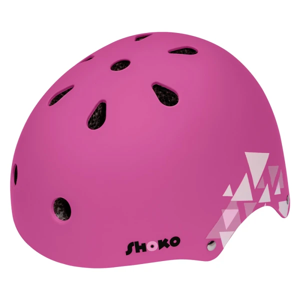 SHOKO PROTECTIVE HELMET WITH LIGHT - BUBBLE BLUSH