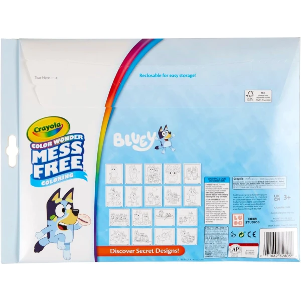 CRAYOLA COLOR WONDER BLUEY COLORING SET