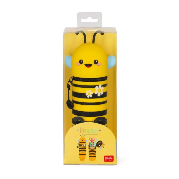 LEGAMI 2 IN 1 SILICONE PENCIL CASE KAWAII - BEE