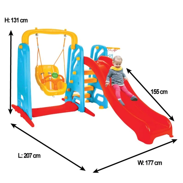 PILSAN CUTE SET SLIDE AND SWING
