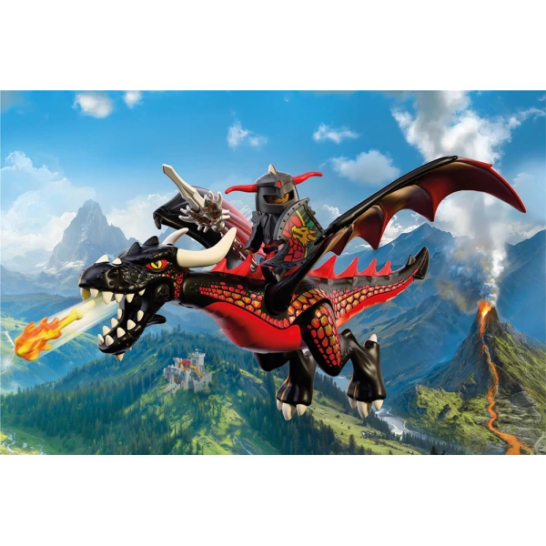 PLAYMOBIL KNIGHTS ΜΑΥΡΟΣ ΔΡΑΚΟΣ ΚΑΙ ΙΠΠΟΤΗΣ