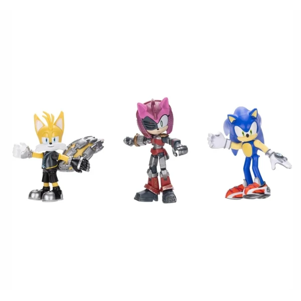 SONIC THE HEDGEHOG ΣΕΤ 3 ΦΙΓΟΥΡΩΝ 6,5 εκ. ΜΕ ΑΞΕΣΟΥΑΡ SONIC PRIME WAVE 1 NEW YOKE CITY