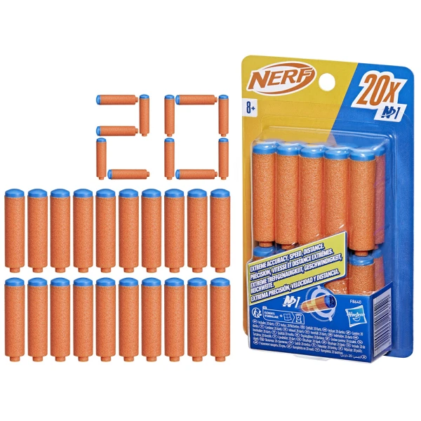 NERF N SERIES 20 REFILL DARTS