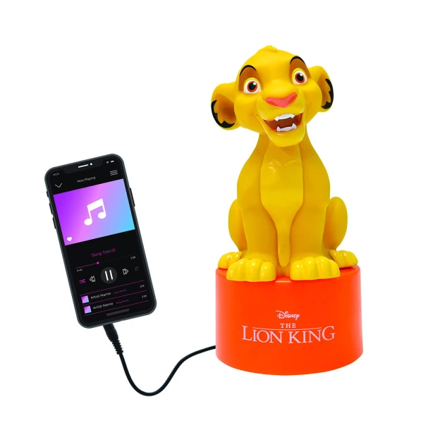 LEXIBOOK 3D NIGHT LIGHT AND SPEAKER LION KING