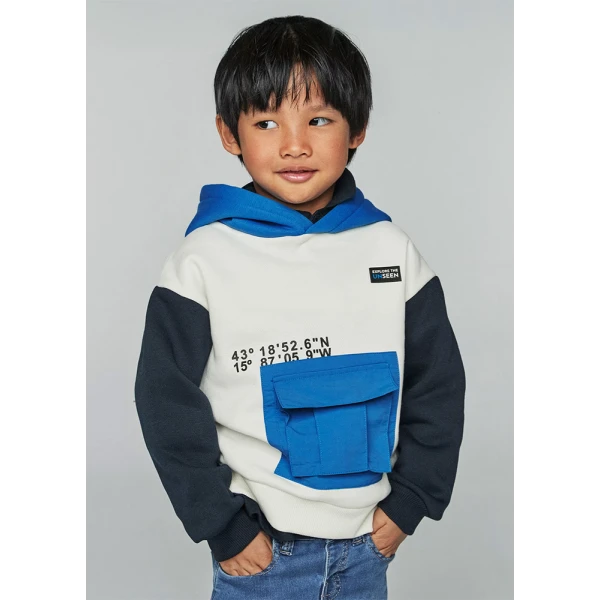 MAYORAL SWEATER WITH POCKET BLUE