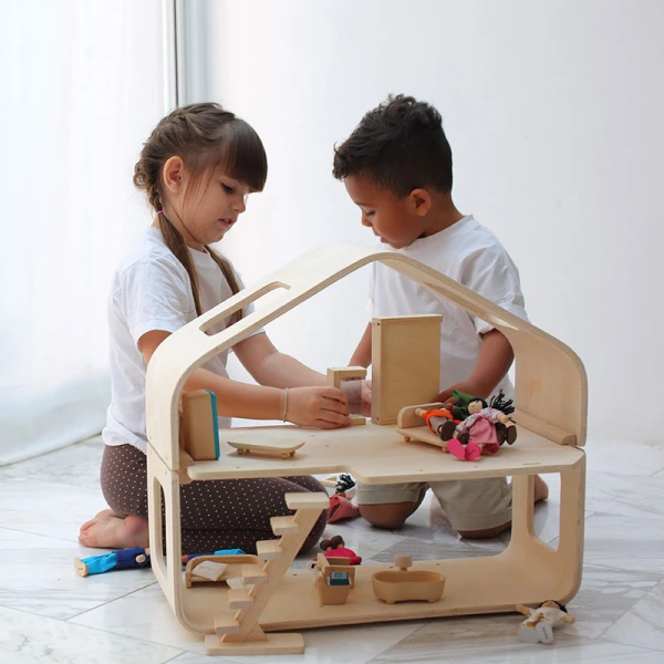 PLAN TOYS ΜΟΝΤΕΡΝΟ ΕΠΙΠΛΩΜΕΝΟ ΚΟΥΚΛΟΣΠΙΤΟ 