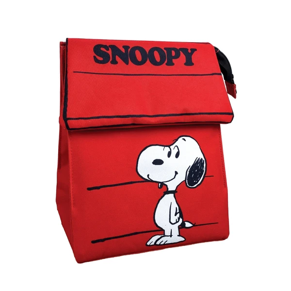 BACK ME UP LUNCH BAG PEANUTS SNOOPY RED