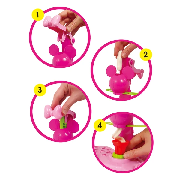 AS DOUGH ICE CREAM MAKER WITH 4 DOUGH POTS - 3D CUPS 280g AND SPRINKLERS FOR AGES 3+
