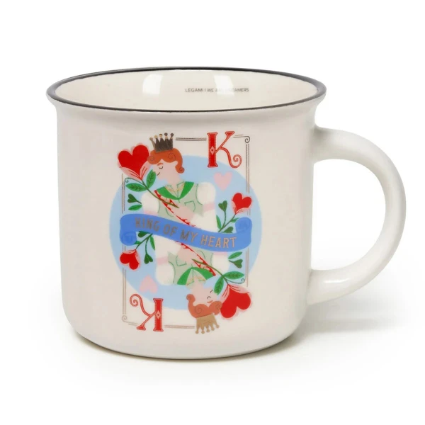 LEGAMI PORCELAIN MUG CUP-PUCCINO 350ml - KING