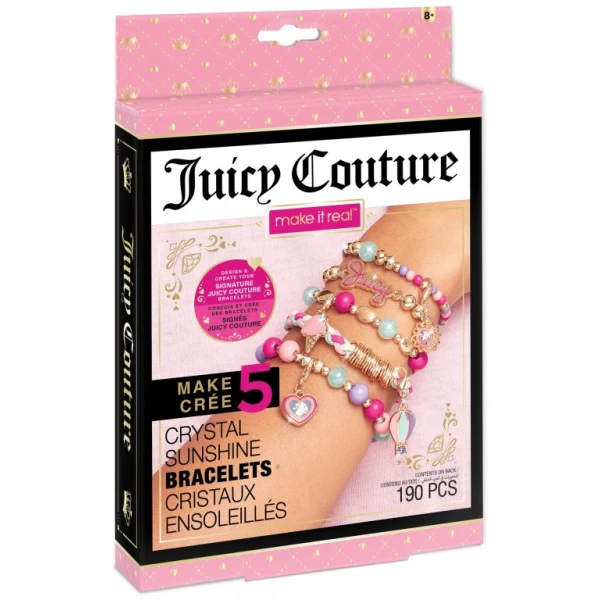 MAKE IT REAL JUICY COUTURE CRYSTAL SUNSHINE BRACELETS