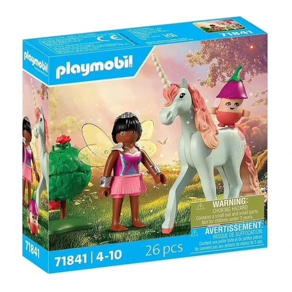 PLAYMOBIL ΜΟΝΟΚΕΡΟΣ ΜΕ ΡΟΖ ΧΑΙΤΗ