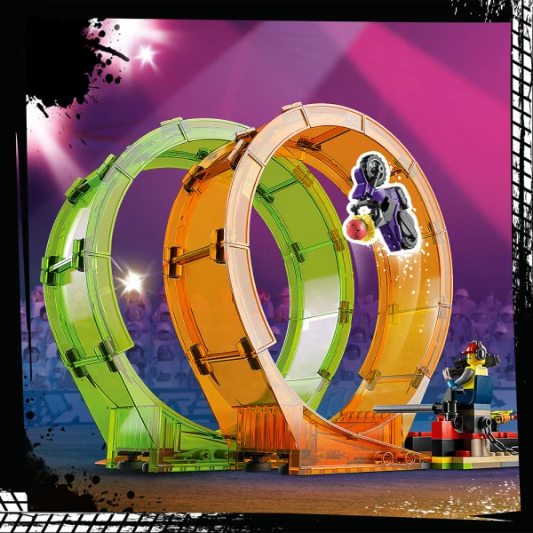 LEGO® CITY DOUBLE LOOP STUNT ARENA