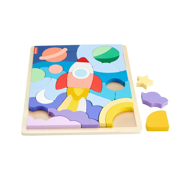FISHER PRICE ΞΥΛΙΝΟ ΠΑΖΛ 42 τεμ. ΔΙΑΣΤΗΜΑ