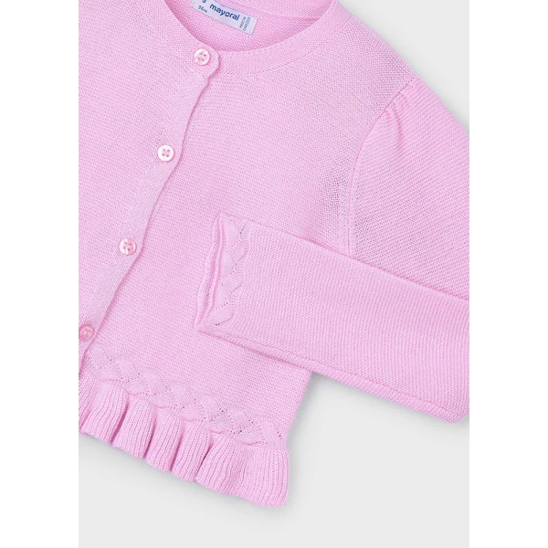MAYORAL SWEATER KNITTED BRAIDED PURPLE 