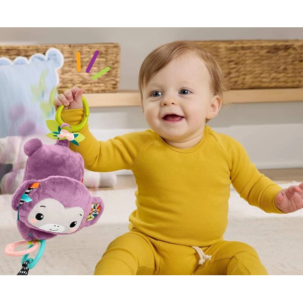 FISHER PRICE ΜΩΒ ΠΙΘΗΚΑΚΙ ΚΡΕΜΑΣΤΟ ΚΑΡΟΤΣΙΟΥ