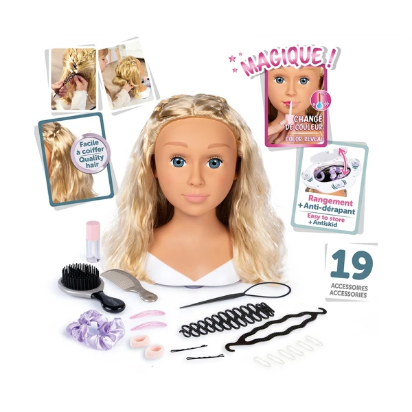 SMOBY MY BEAUTY BLONDE STYLING HEAD