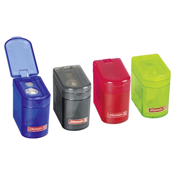 DOUBLE METAL SHARPENER CLICKI - 4 COLOURS