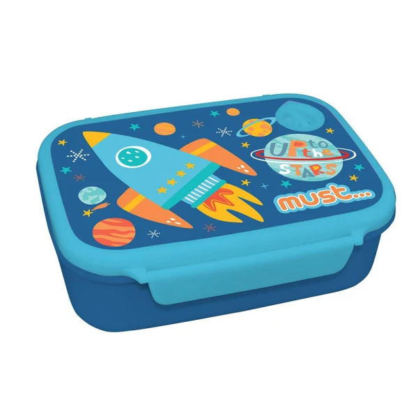 MUST FOOD CONTAINER 800ml 18X13X6 cm BOY - 3 DESIGNS