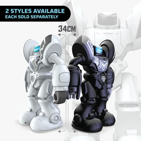SILVERLIT YCOO ROBO BLAST REMOTE CONTROL ROBOT WHITE FOR AGES 5+