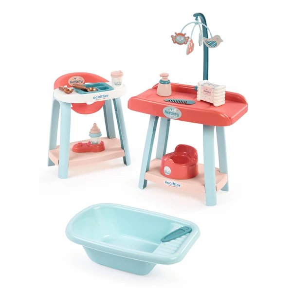 ECOIFFIER DOLL NURSERY SET 3 IN 1