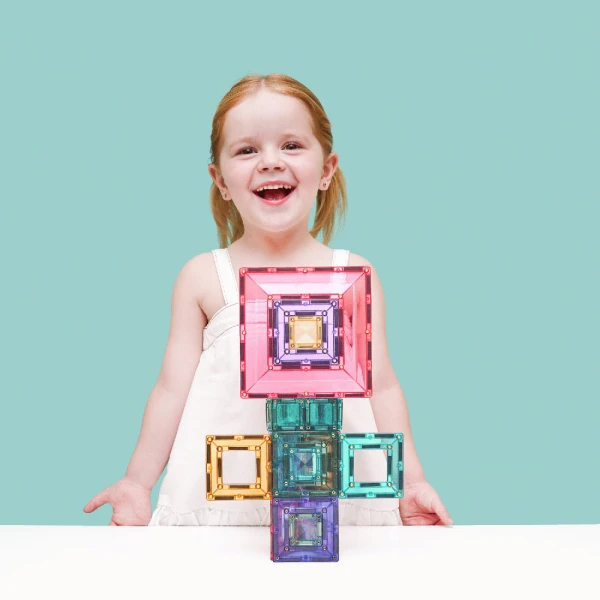 CONNETIX ΜΑΓΝΗΤΙΚΑ ΤΟΥΒΛΑΚΙΑ PASTEL PORTAL PACK 48 τεμ.