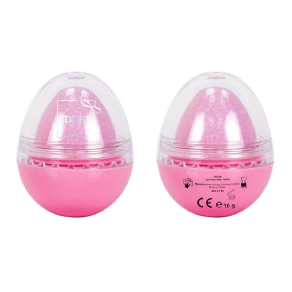 LUKKY LIP BALM IN AN EGG JAR - 4 COLORS