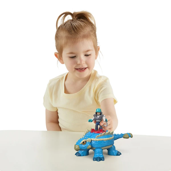 IMAGINEXT JURASSIC WORLD DINOSAUR AND FIGURE - 4 DESIGNS