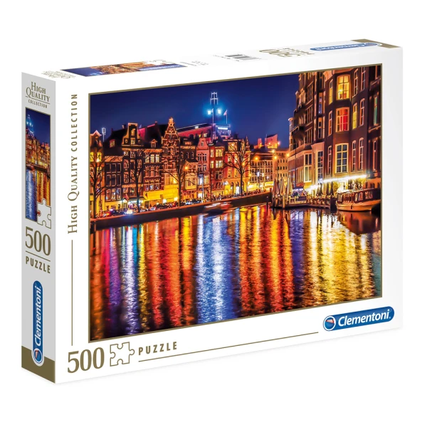 CLEMENTONI PUZZLE 500 pcs H.Q. AMSTERNTAM