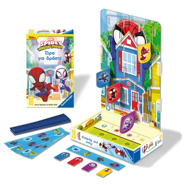 RAVENSBURGER TRAVEL BOARD GAME SPIDEY TIME FOR ACTION