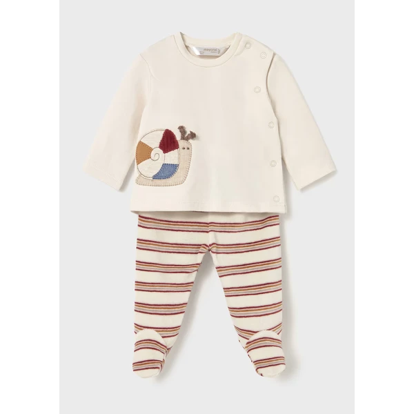 MAYORAL SET TRACKSUIT CLOSED FOOT RED 