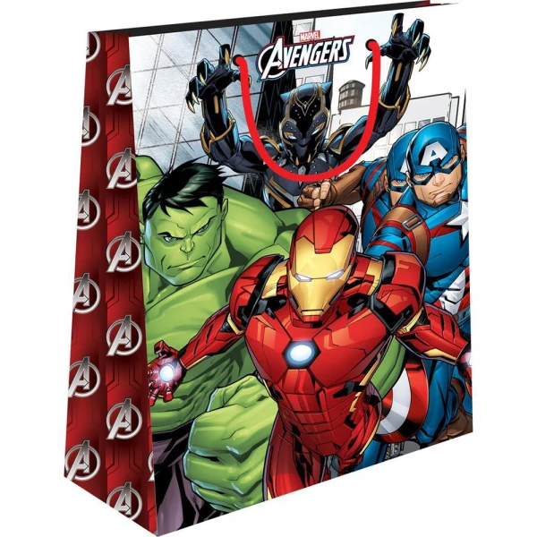 PAPER GIFT BAG 33X12X45 cm AVENGERS - 2 DESIGNS