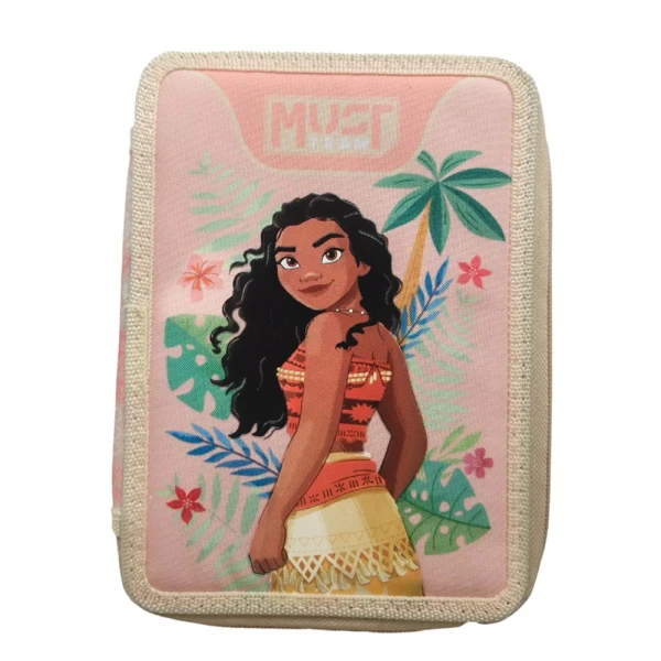 MUST TEAM DOUBLE FILLED PENCIL CASE 15X5X21 cm VAIANA 2