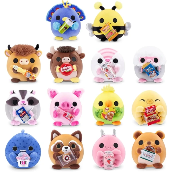 BALL PLUSH SNACKLES S3 SURPRISE