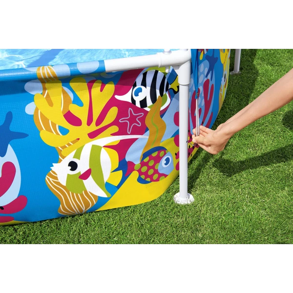 BESTWAY STEEL PRO UV CAREFUL 183X51 cm SPLASH-IN-SHADE PLAY POOL