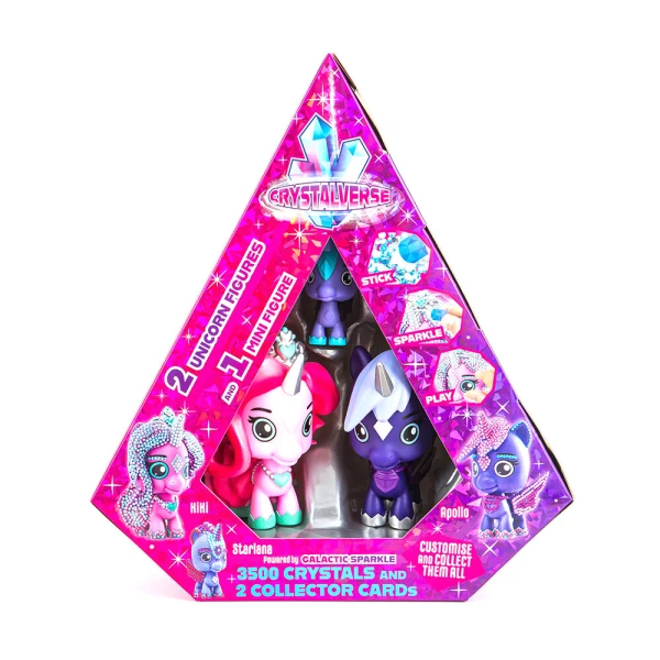 CRYSTALVERSE DELUXE UNICORNS KIKI-STARLANA-APOLLO