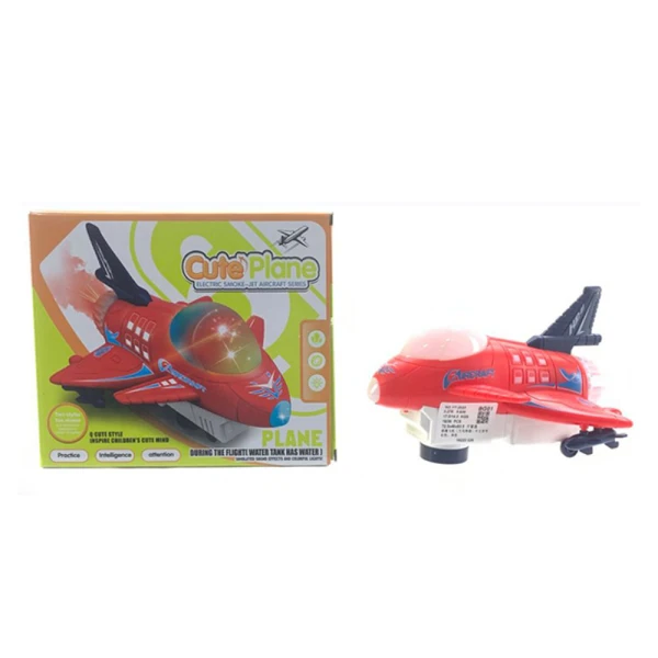 PLANE WITH LIGHTS AND SOUNDS - RED